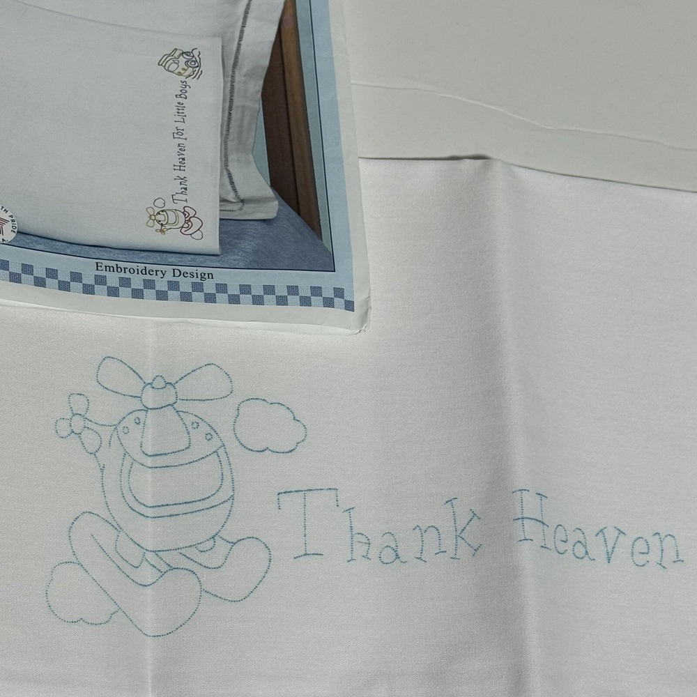 New Jack Dempsey Needle Art Pillow Case Item 1605 #472 Little Boys Design 2008 - Picture 12 of 14